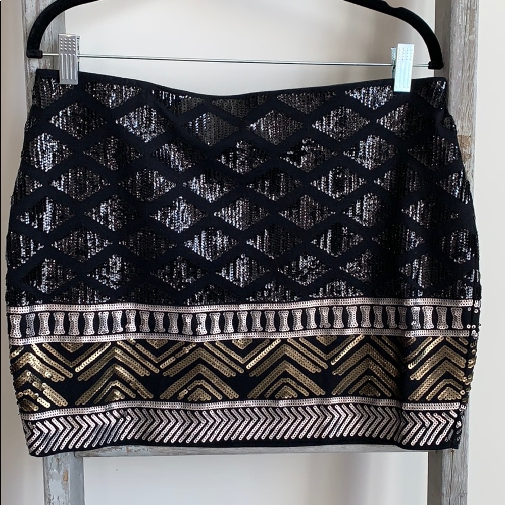 Express Sequined Skirt